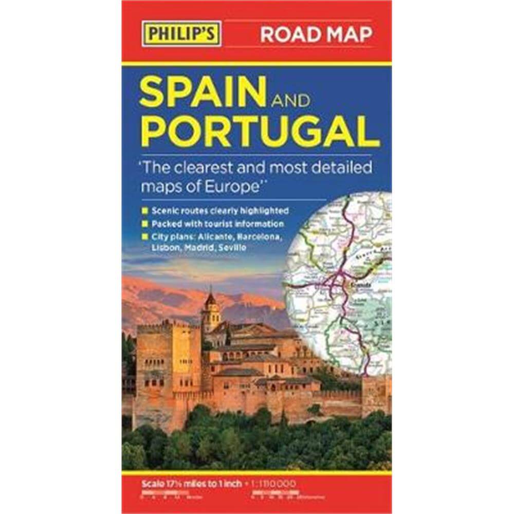 Philip's Spain and Portugal Road Map (Paperback) - Philip's Maps